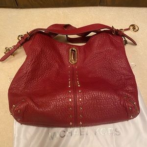 Michael Kors Uptown Astor  Legacy large tote color Cinabar very gently used